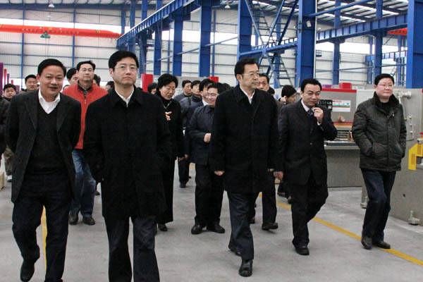 國家發改委副主任孫志剛來我公司參觀視察 國家發改委副主任孫志剛來我公司參觀視察